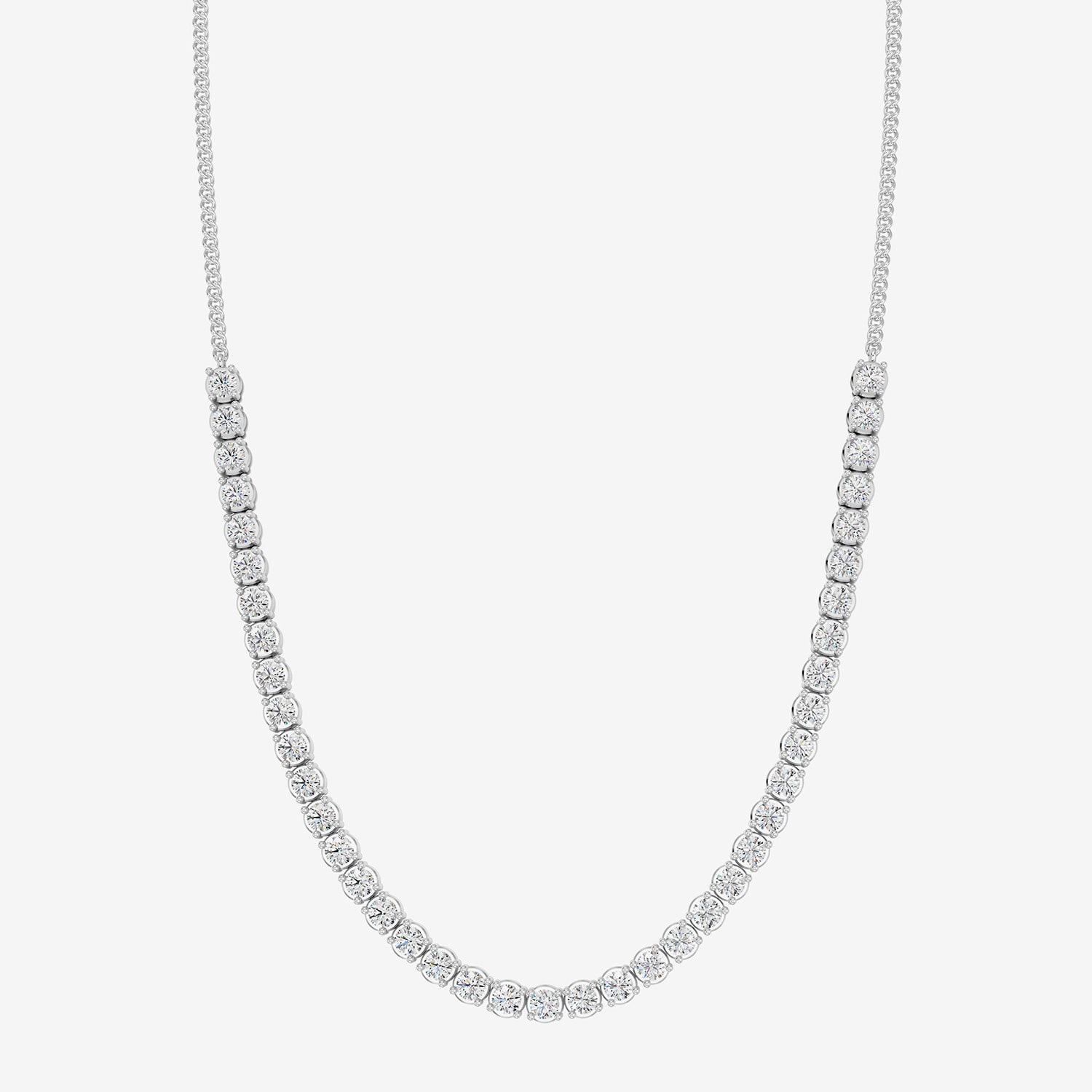 (G / Si1-Si2) Womens Sterling Silver 16 Inch Cable Chain Necklace