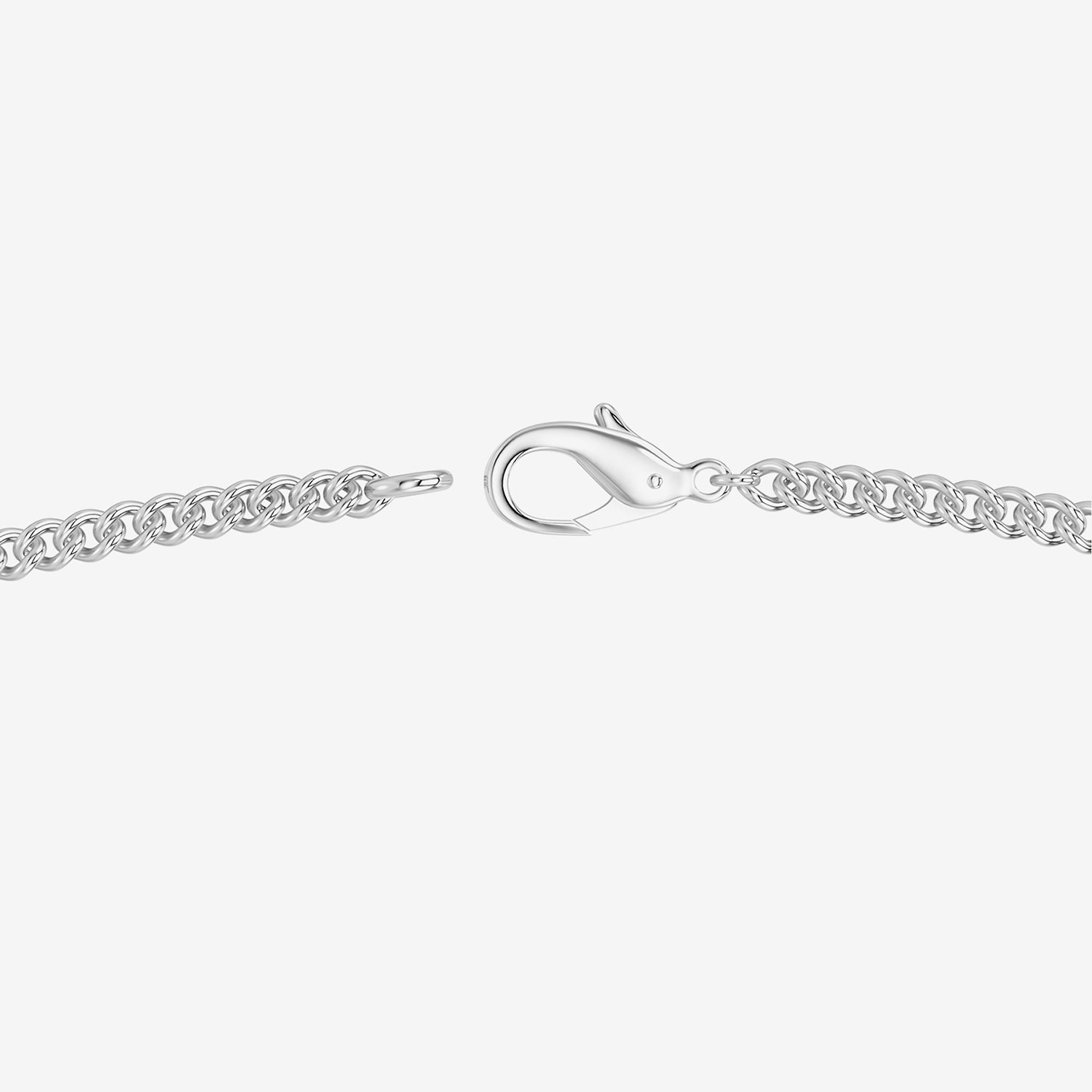 (G / Si1-Si2) Womens Sterling Silver 16 Inch Cable Chain Necklace