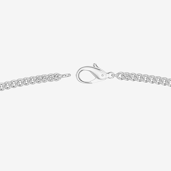 (G / Si1-Si2) Womens Sterling Silver 16 Inch Cable Chain Necklace