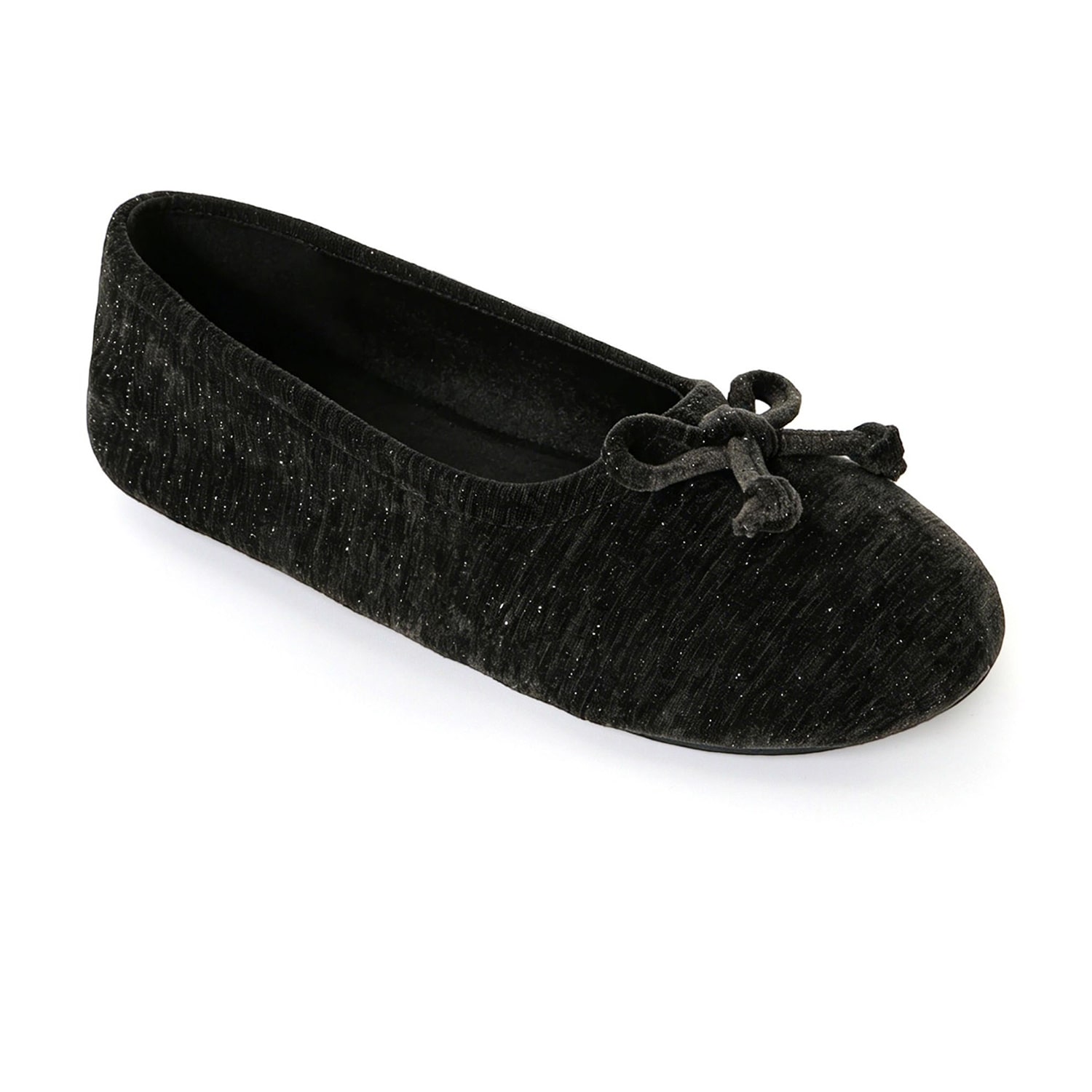 Isotoner Chenille Womens Ballerina Slippers