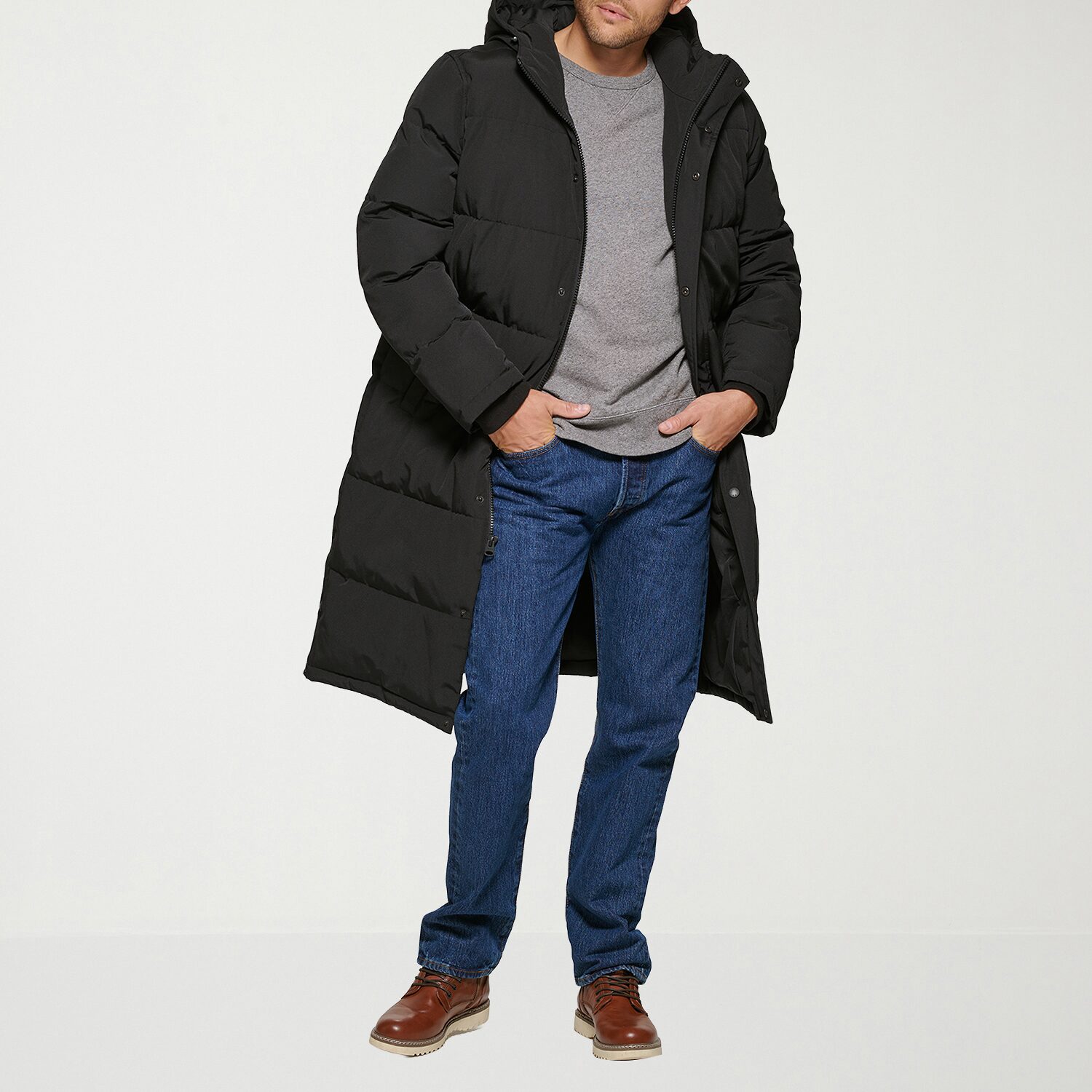 Levi's® Mens Hooded Weather Resistant Heavyweight Puffer Parka