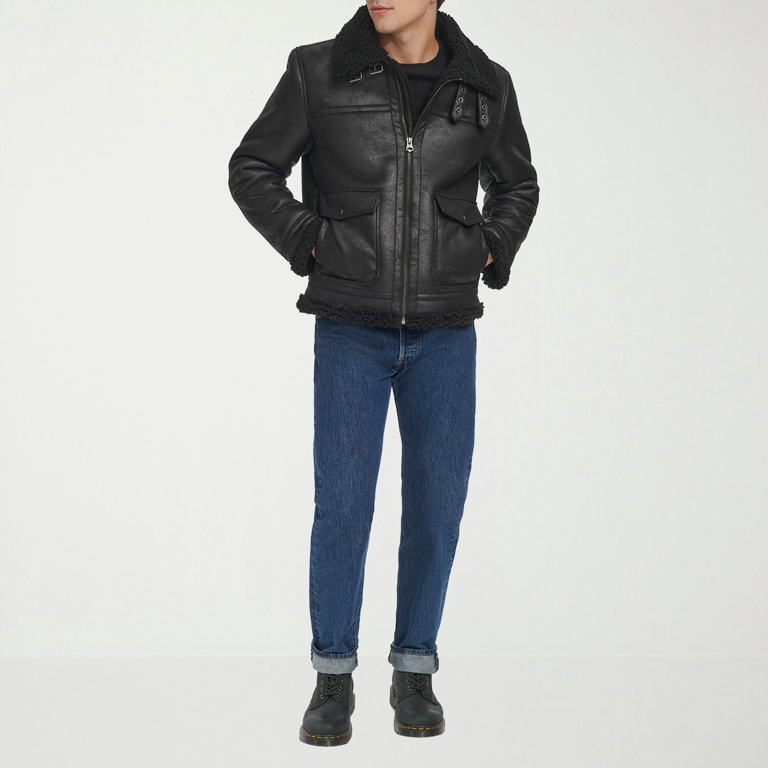 Levi's® Mens Faux Shearling Midweight Jacket