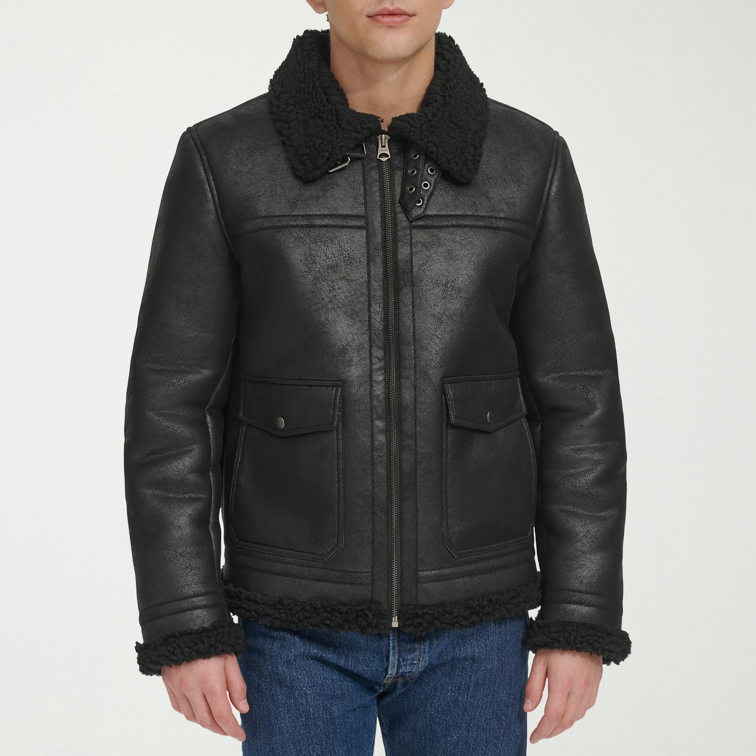 Levi's® Mens Faux Shearling Midweight Jacket