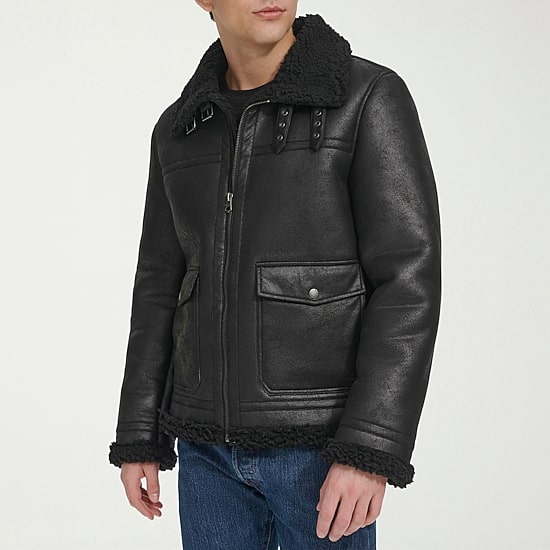 Levi's® Mens Faux Shearling Midweight Jacket