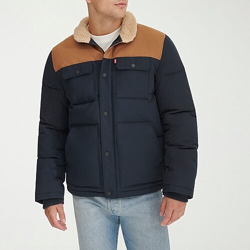 Levi 's Mens Midweight Jacket In Blue