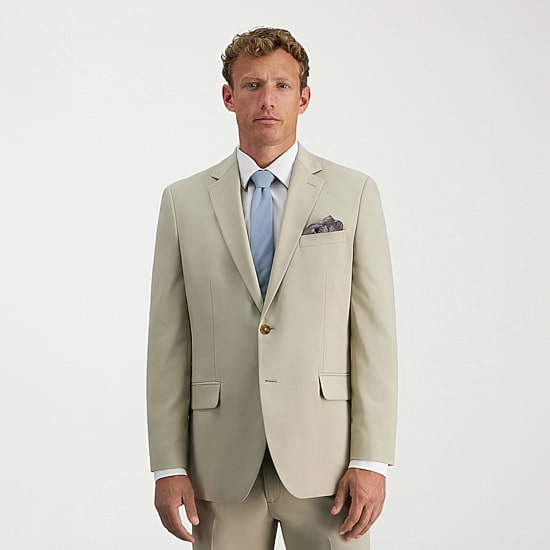 Haggar Travel Performance Tailored Mens Stretch Fabric Modern Fit Suit Jacket