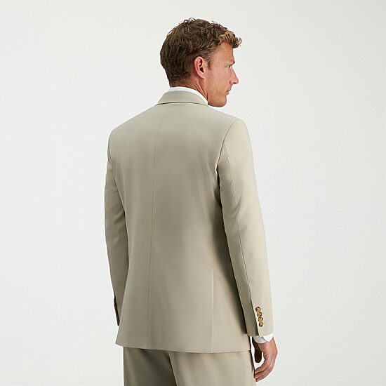 Haggar Travel Performance Tailored Mens Stretch Fabric Modern Fit Suit Jacket