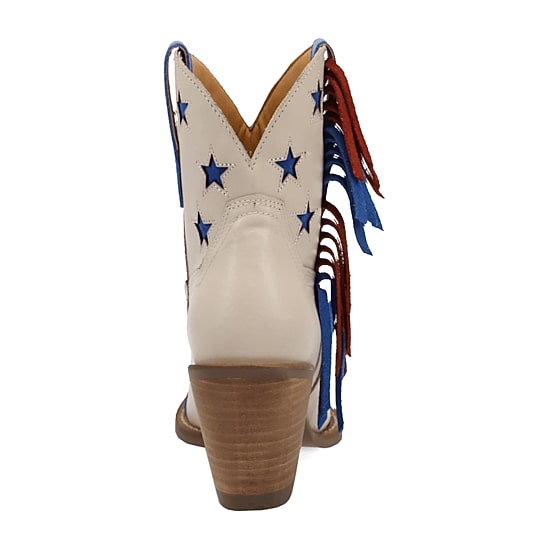 Dingo Womens Liberty Stacked Heel Cowboy Boots