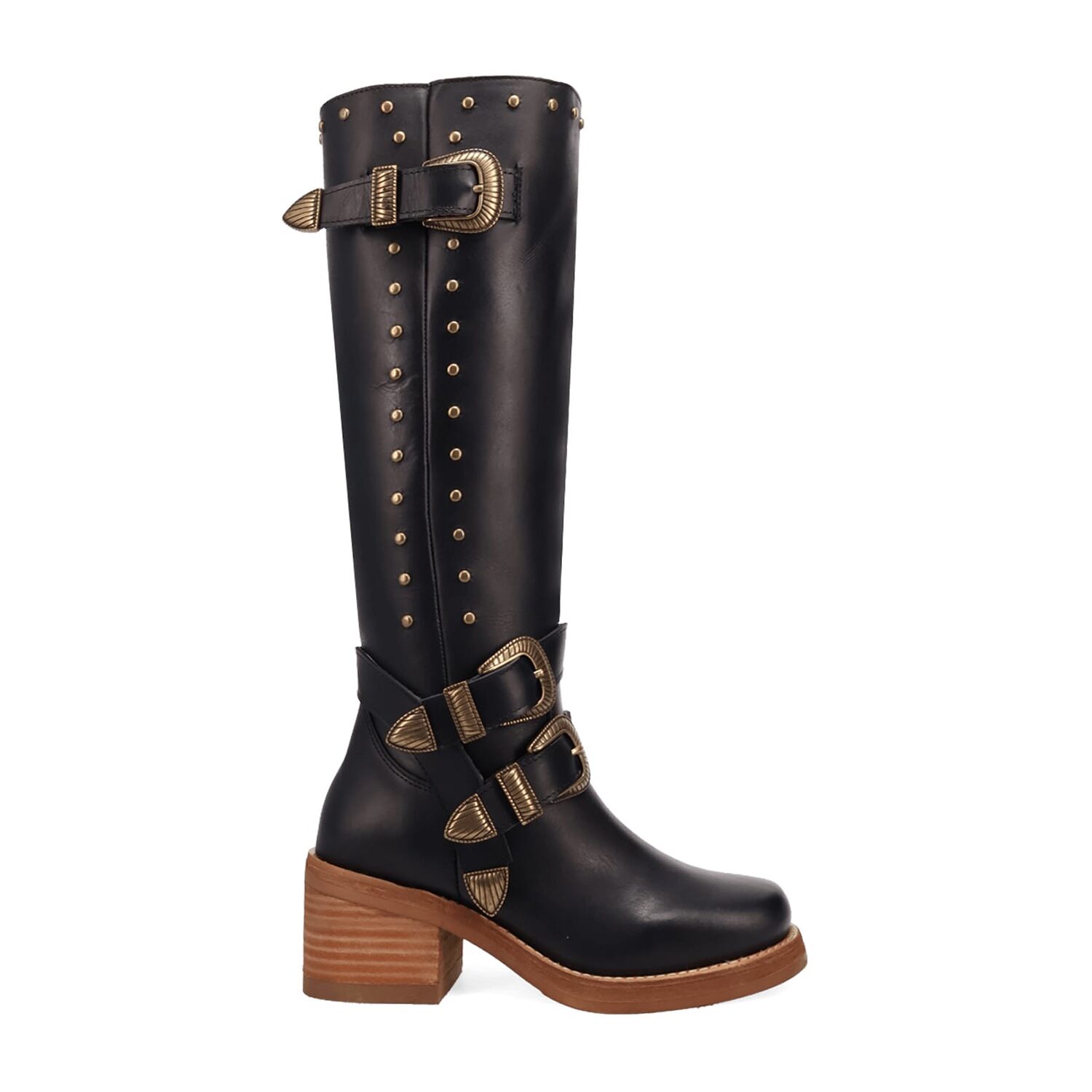 Dingo Womens Fillmore Block Heel Cowboy Boots