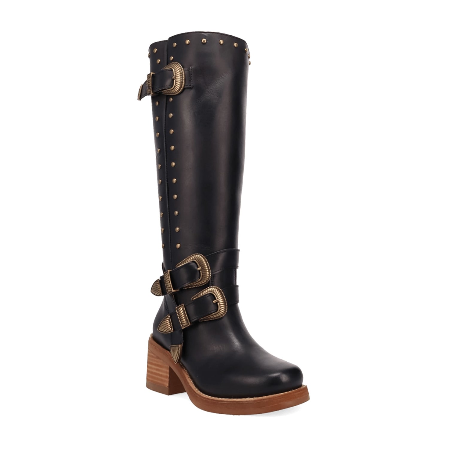 Dingo Womens Fillmore Block Heel Cowboy Boots