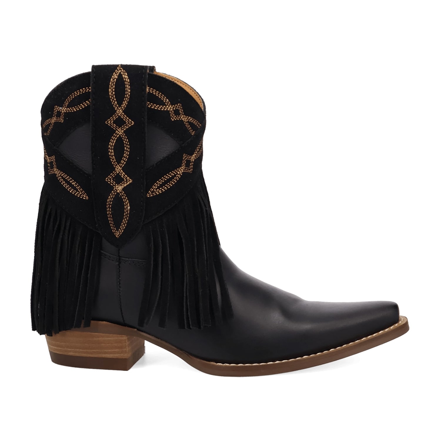 Dingo Womens Last Ride Block Heel Cowboy Boots