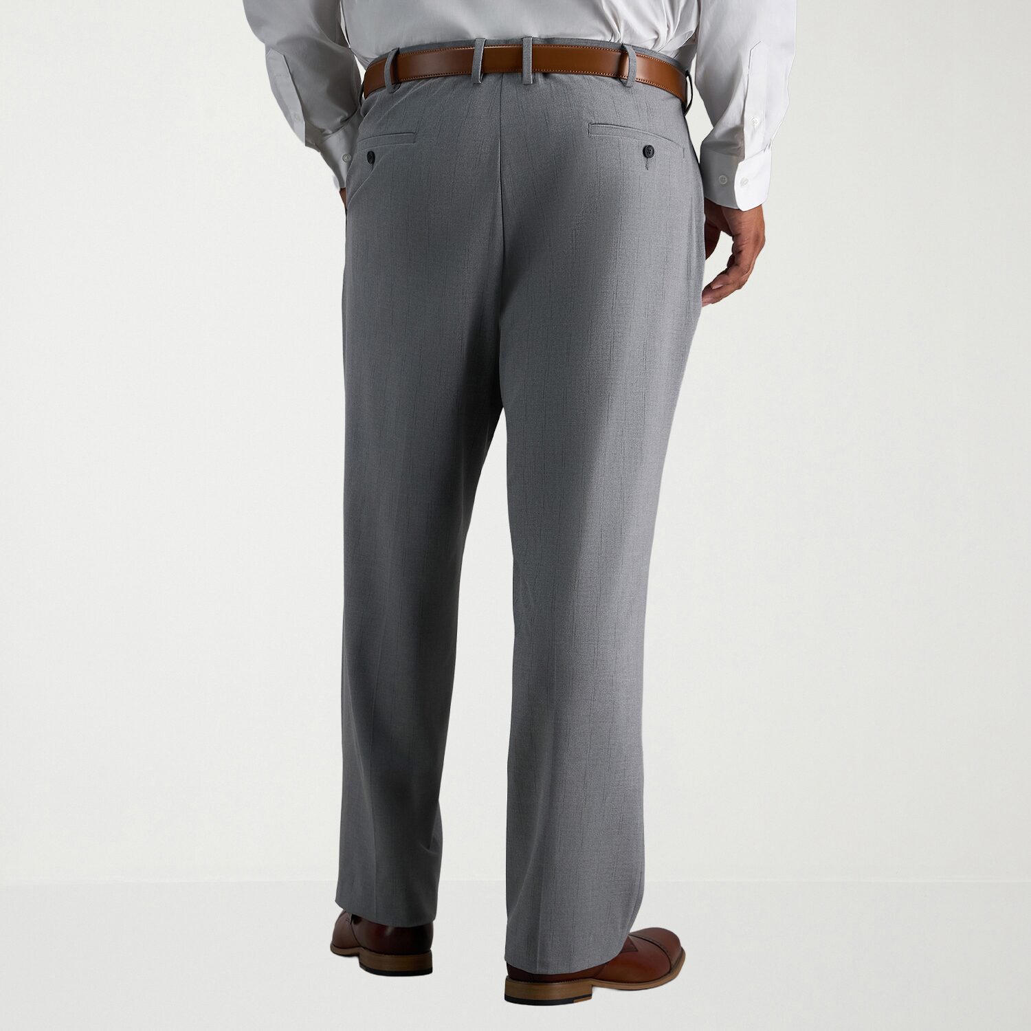 Haggar JMH Premium Stretch Mens Classic Fit Big and Tall Flat Front Pant