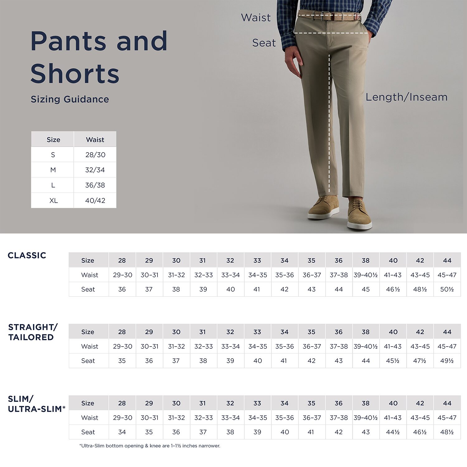 Haggar JMH Premium Stretch Mens Classic Fit Big and Tall Flat Front Pant