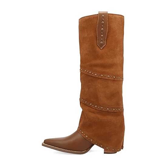 Dingo Womens Texani Block Heel Cowboy Boots