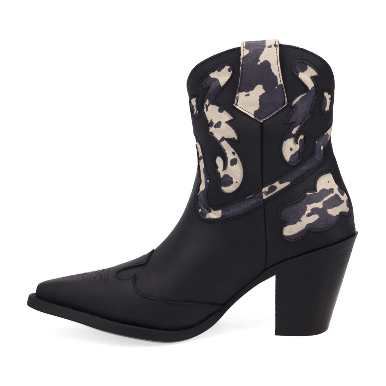 Dingo Womens Run Wild Block Heel Cowboy Boots