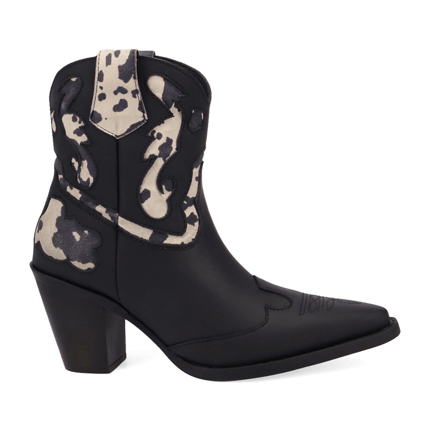 Dingo Womens Run Wild Block Heel Cowboy Boots