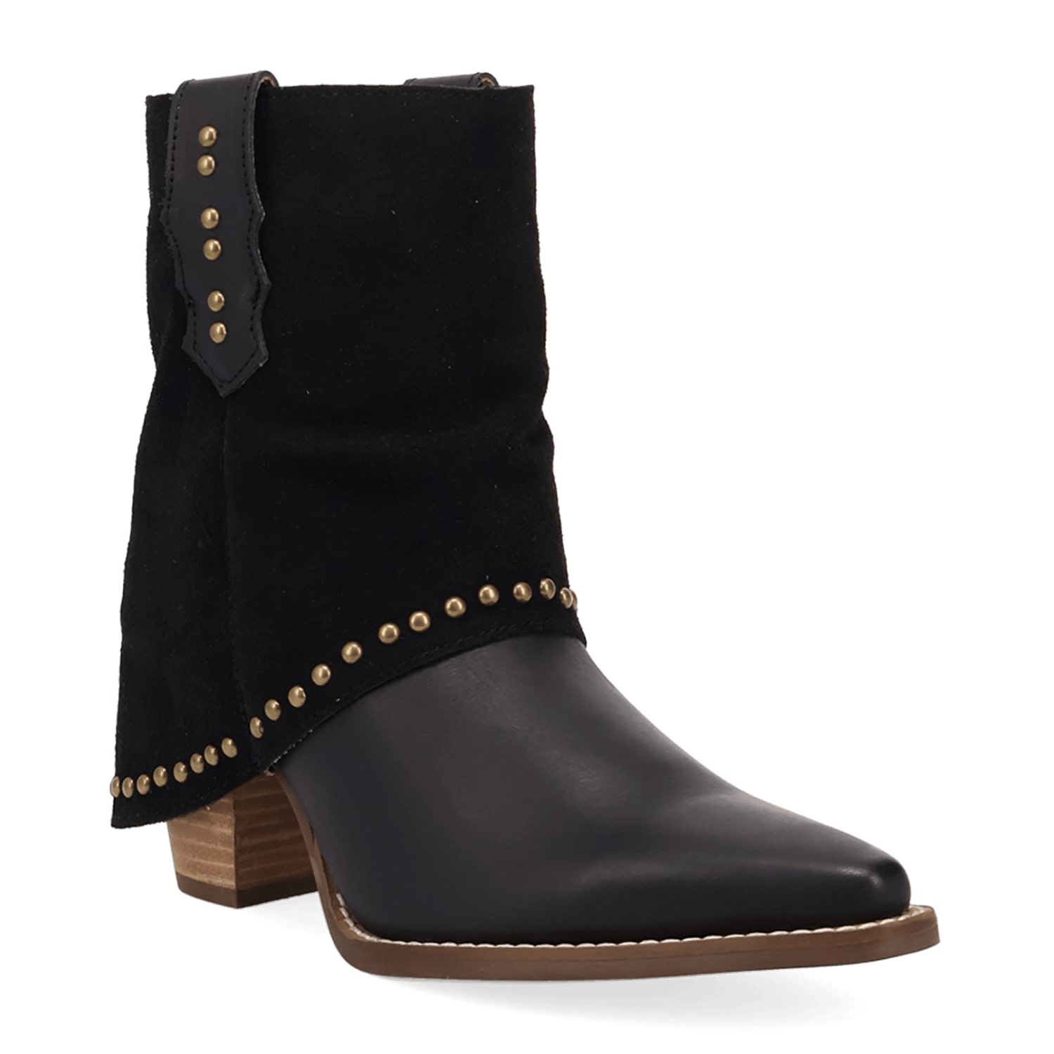 Dingo Womens Off The Cuff Block Heel Cowboy Boots