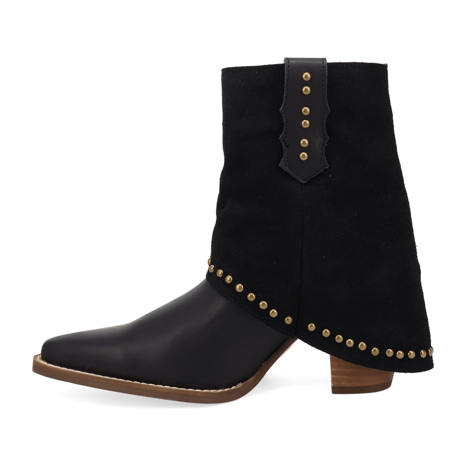 Dingo Womens Off The Cuff Block Heel Cowboy Boots
