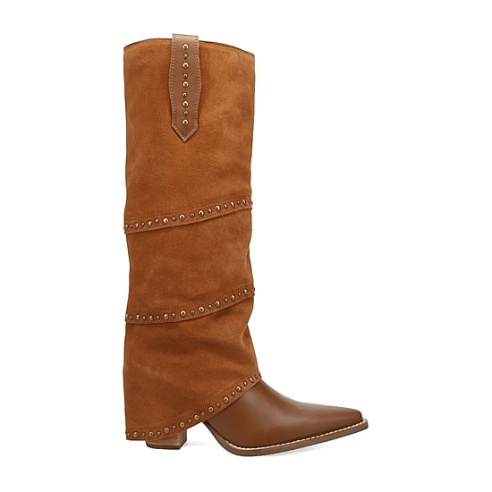 Dingo Womens Texani Block Heel Cowboy Boots