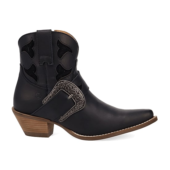Dingo Womens Saddle Up Stacked Heel Cowboy Boots