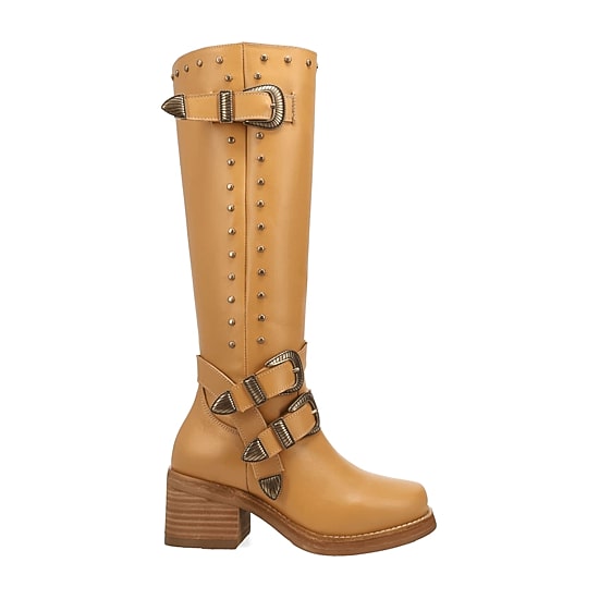 Dingo Womens Fillmore Block Heel Cowboy Boots