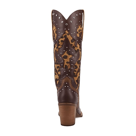 Dingo Womens Untamed Stacked Heel Cowboy Boots
