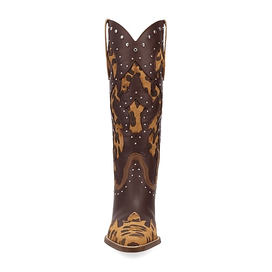 Dingo Womens Untamed Stacked Heel Cowboy Boots