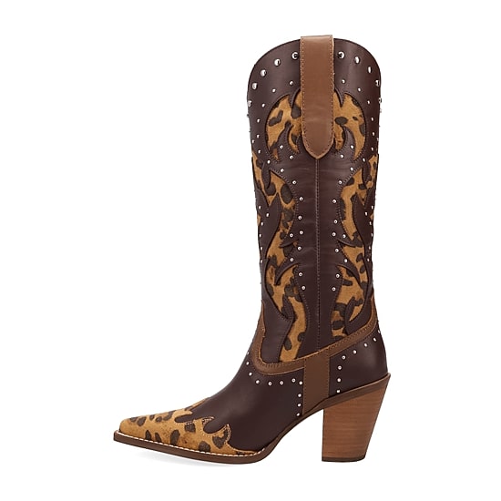 Dingo Womens Untamed Stacked Heel Cowboy Boots
