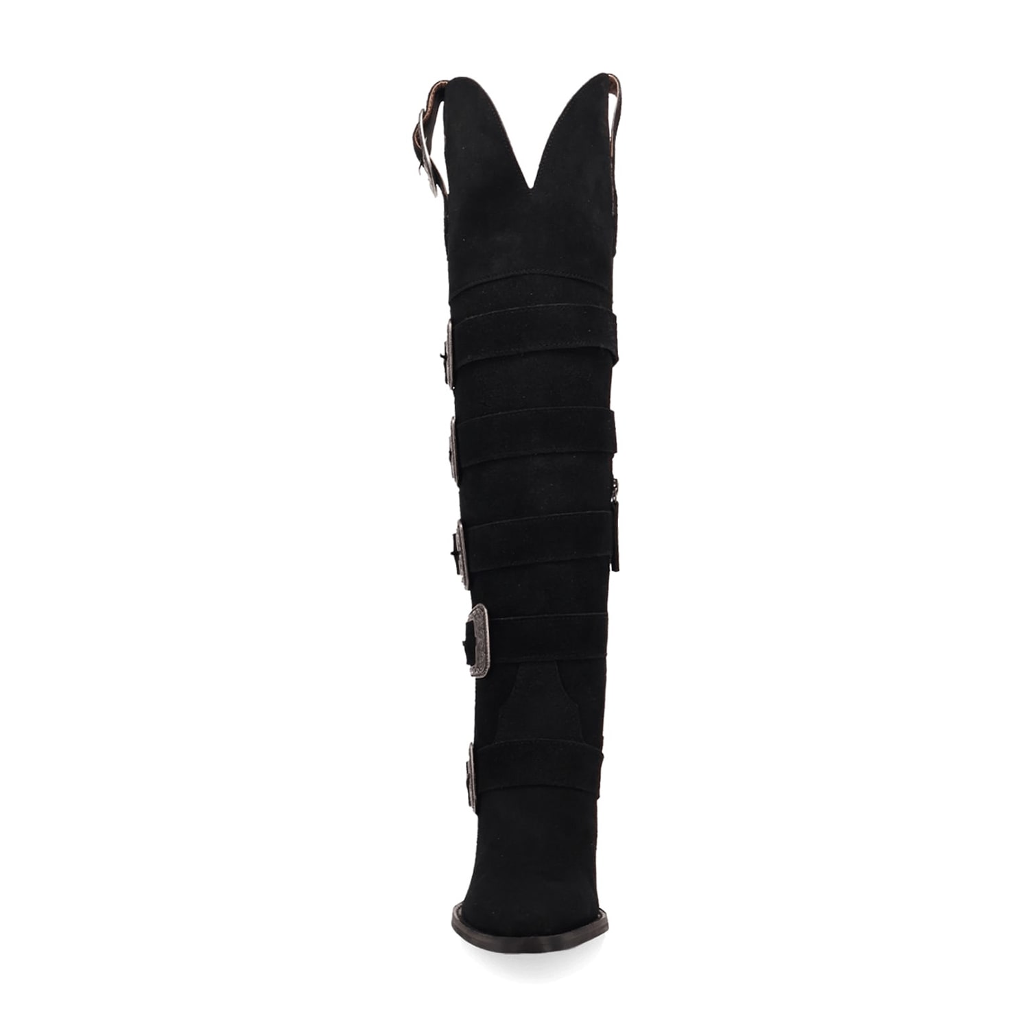 Dingo Womens Bucked Off Block Heel Cowboy Boots