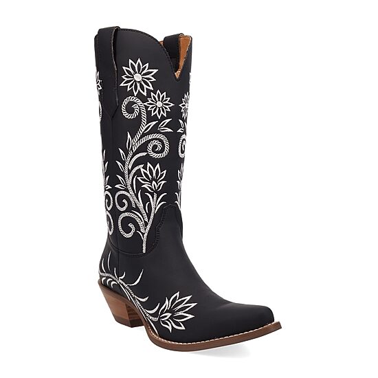 Dingo Womens Buttercup Block Heel Cowboy Boots