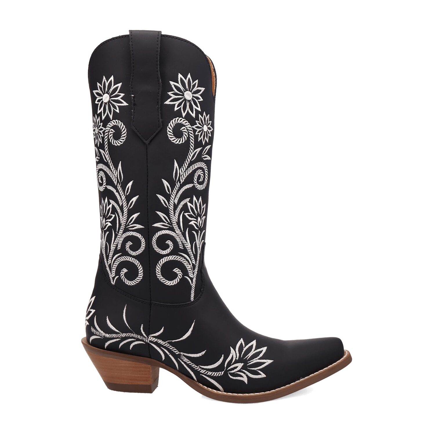 Dingo Womens Buttercup Block Heel Cowboy Boots