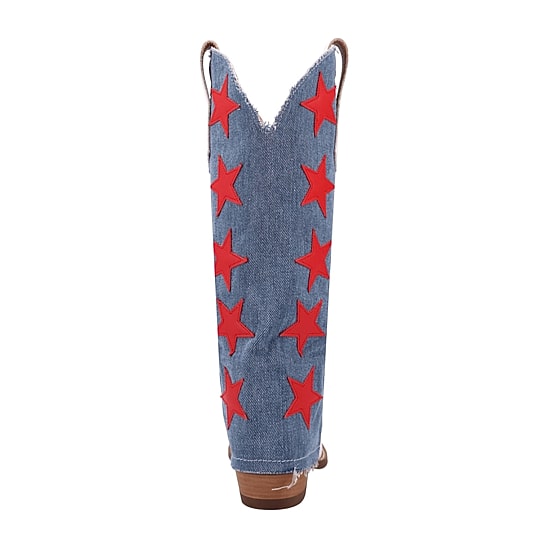 Dingo Womens Glory Days Stacked Heel Cowboy Boots