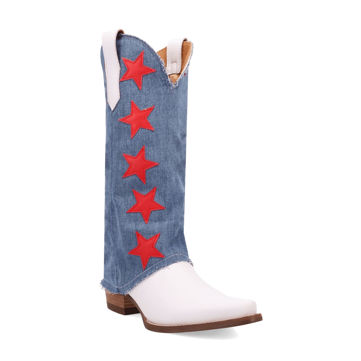 Dingo Womens Glory Days Block Heel Cowboy Boots