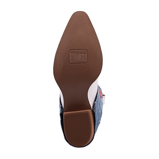 Dingo Womens Glory Days Stacked Heel Cowboy Boots