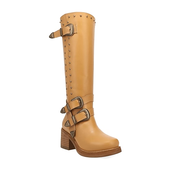Dingo Womens Fillmore Block Heel Cowboy Boots