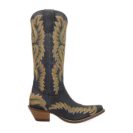 Dingo Womens Lantana Block Heel Cowboy Boots