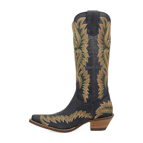 Dingo Womens Lantana Block Heel Cowboy Boots