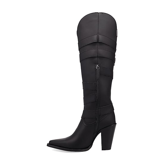 Dingo Womens Spurwest Stacked Heel Cowboy Boots