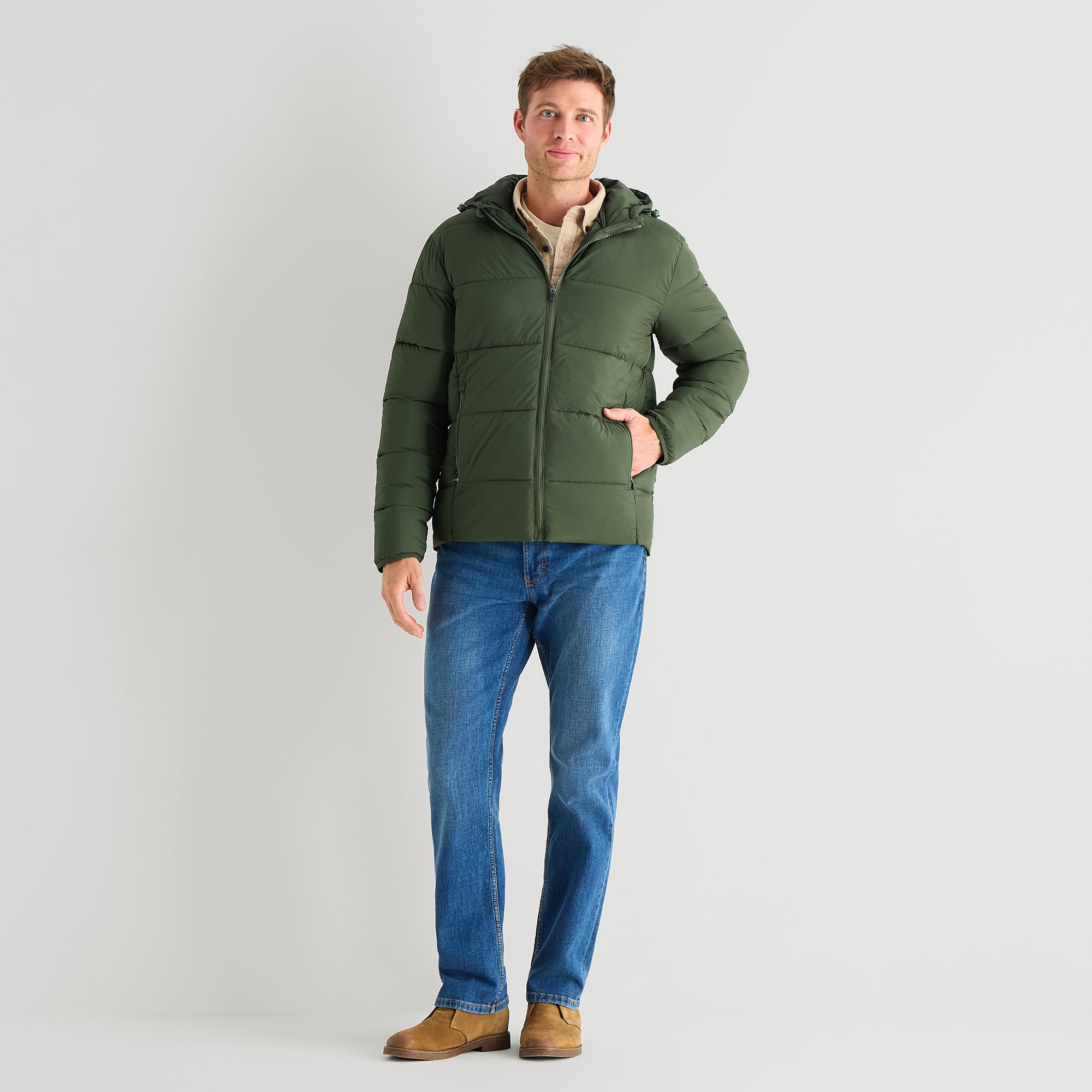 St. John's Bay Mens Puffer Jacket