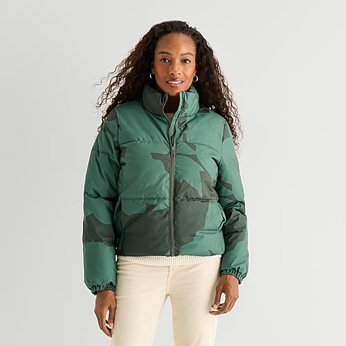 St. John's Bay Womens Midweight Jacket In Blue