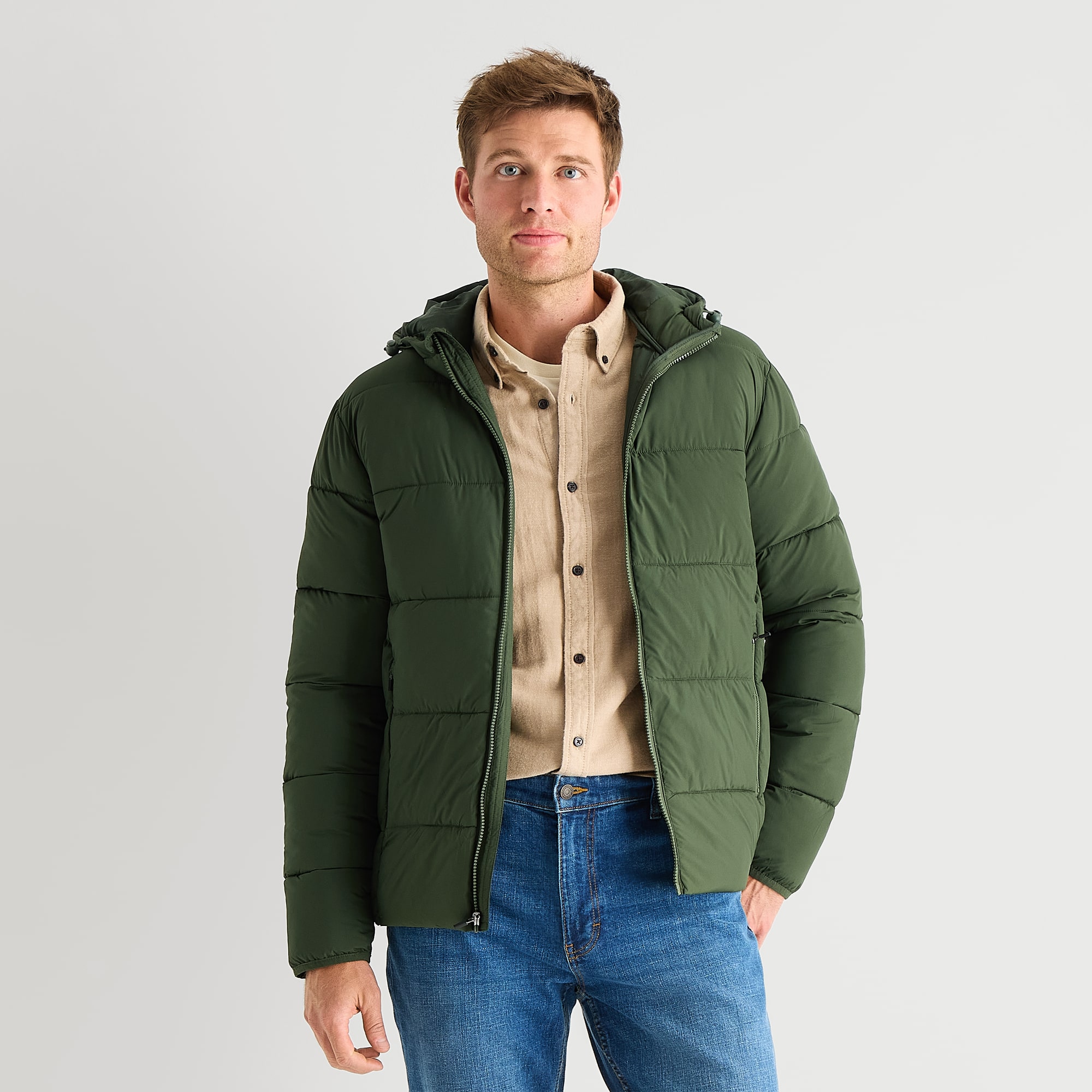 St. John's Bay Mens Puffer Jacket