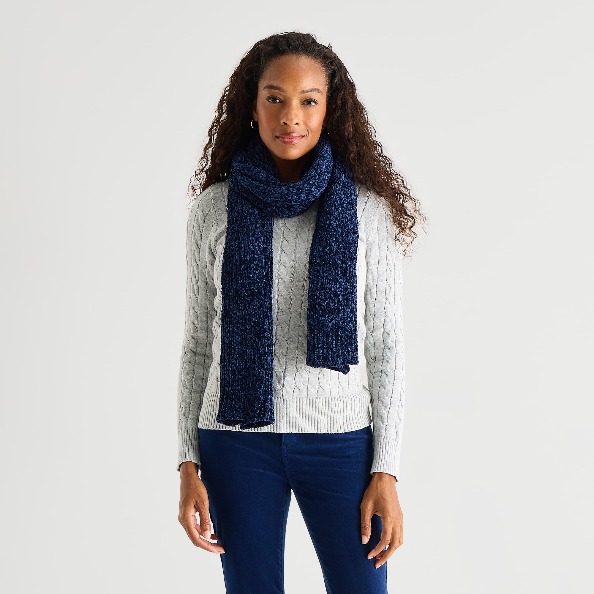 St. John's Bay Chenille Neckerchief Scarf