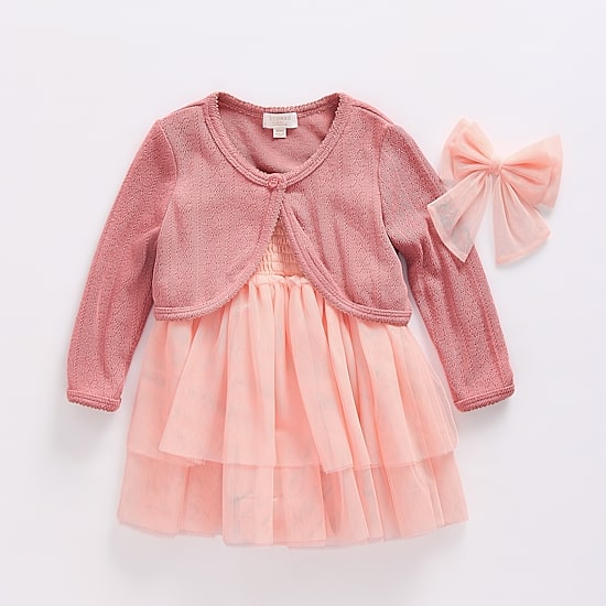 Btween Baby Girls 2-pc. Dress Set