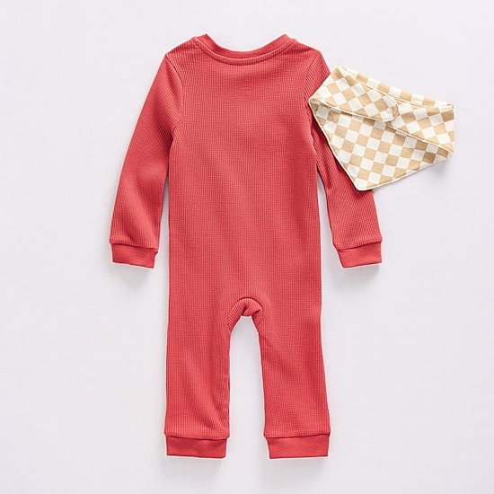 Baby Boys Cars Long Sleeve 2-pc. Romper