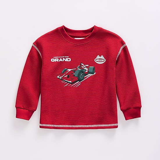 Grayson Little Toddler Boys Crew Neck Long Sleeve T-Shirt