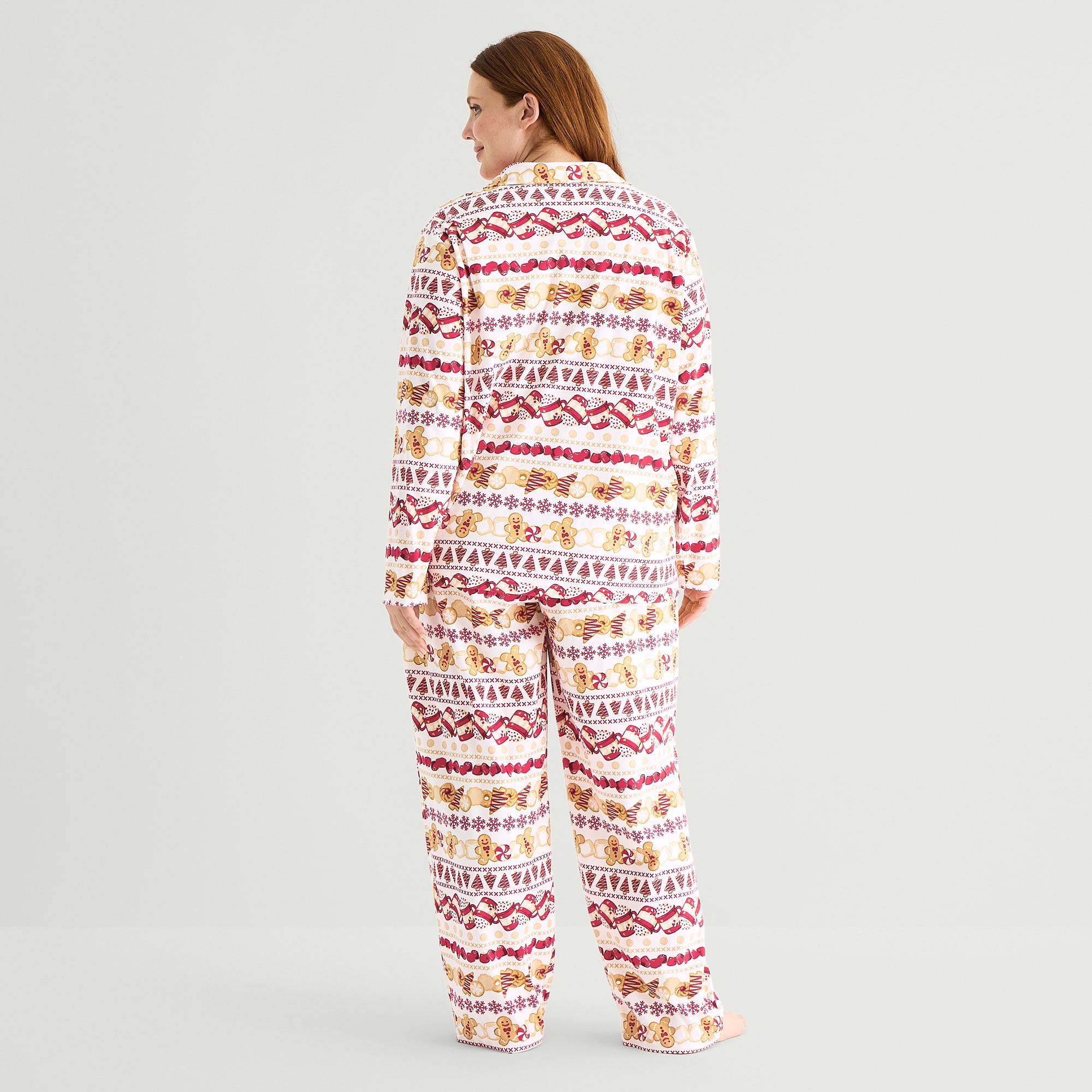 North Pole Trading Co. Womens Fleece Long Sleeve 2-pc. Matching Family Pajama Set