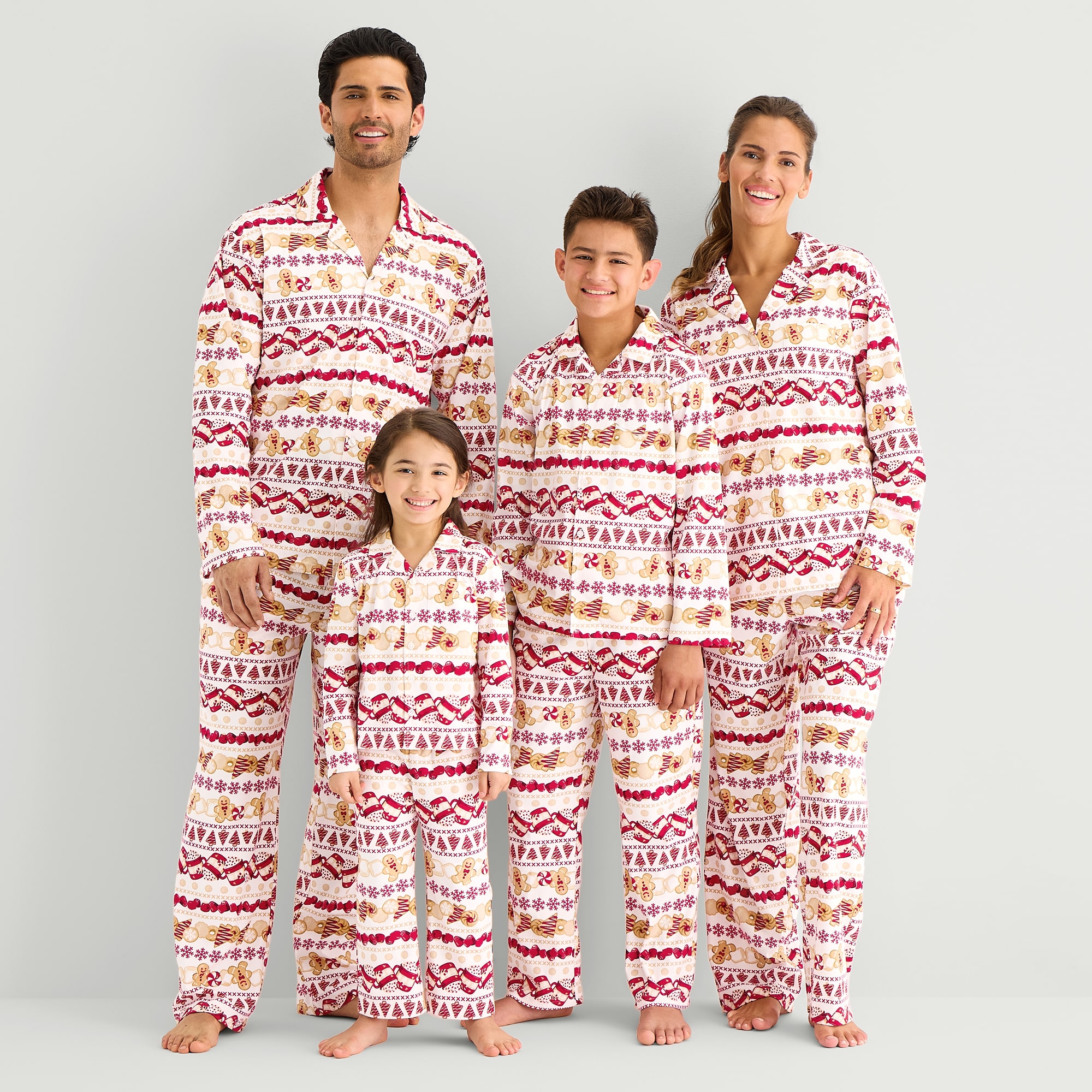 North Pole Trading Co. Womens Fleece Long Sleeve 2-pc. Pajama Set