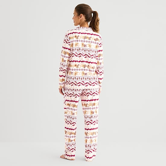 North Pole Trading Co. Womens Fleece Long Sleeve 2-pc. Matching Family Pajama Set