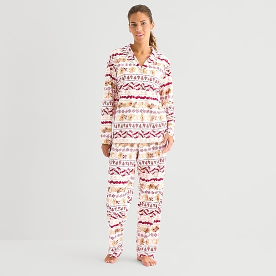 North Pole Trading Co. Womens Fleece Long Sleeve 2-pc. Matching Family Pajama Set