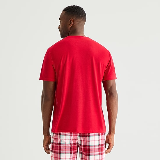 North Pole Trading Co. Unisex Adult Crew Neck Short Sleeve Matching Family Pajama Top